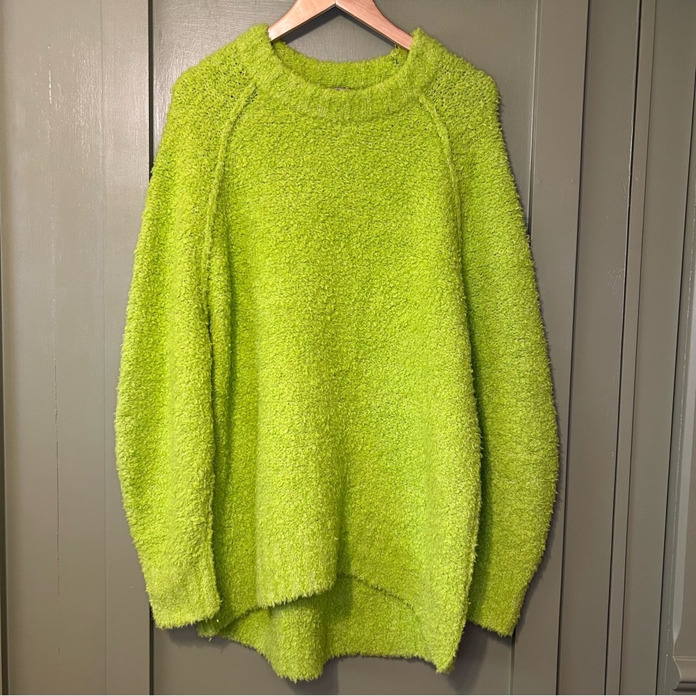 Free People Teddy Sweater Tunic sz small